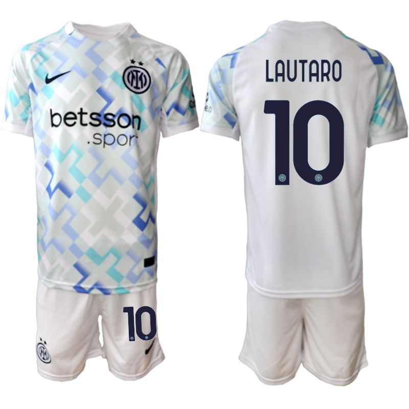 Men 2025-2026 Club Inter Milan away #10 white Soccer Jersey->customized soccer jersey->Custom Jersey